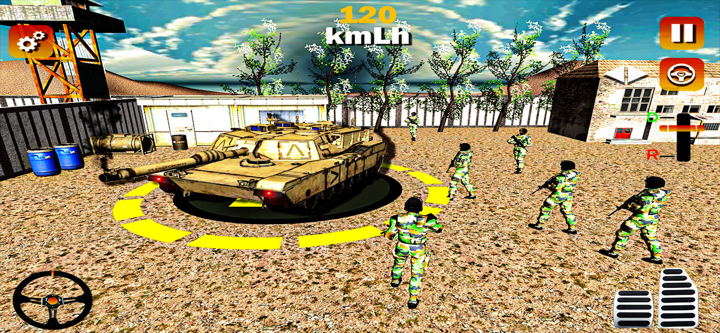 Army Tank Parking Tank Game screenshot 5