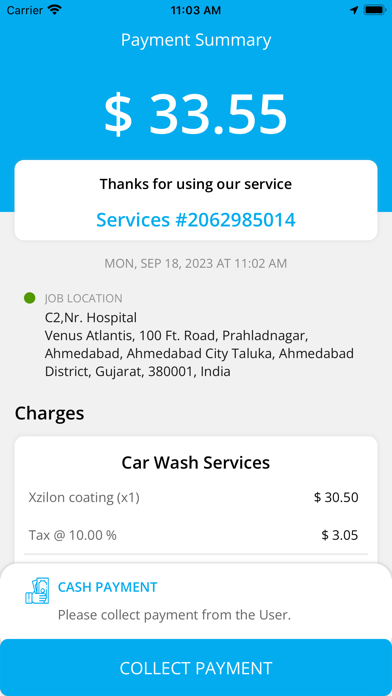 ProCarWash Provider Screenshot