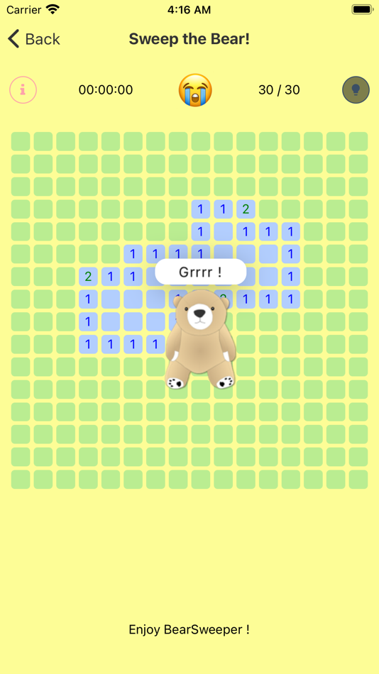 #4. BearSweeper (iOS) By: Chiew Carol