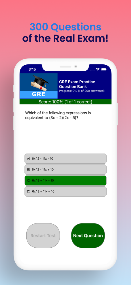 GRE Exam Practice screenshot 3