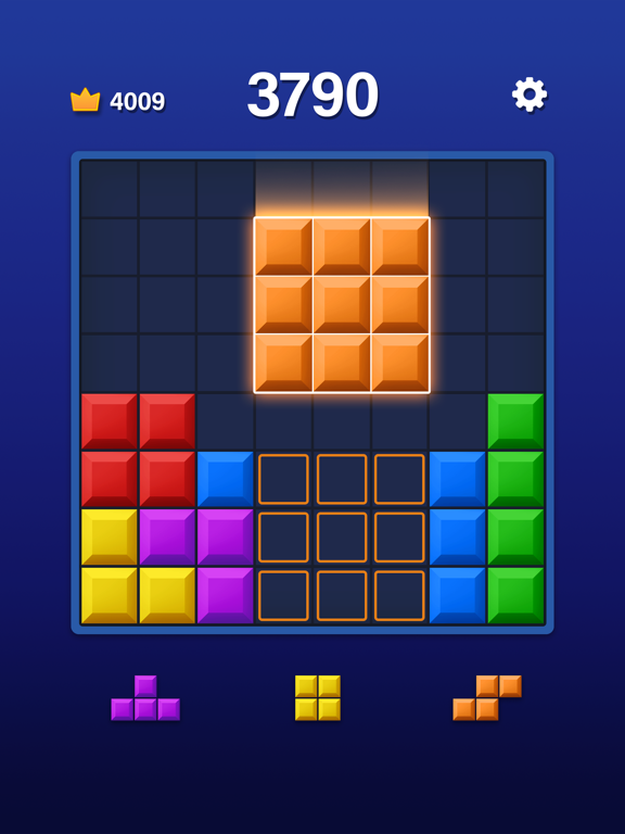 Screenshot #6 pour BlockBuster Block Puzzle Games