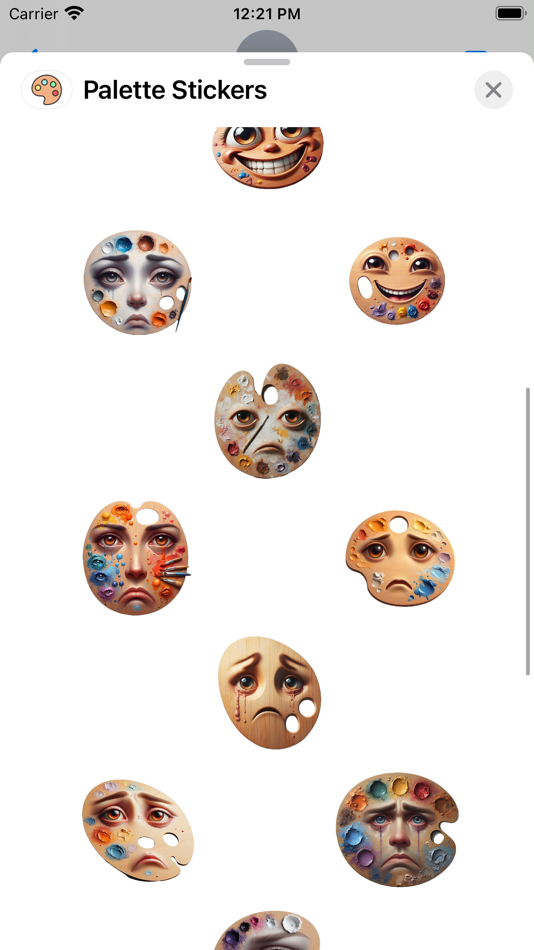 #2. Palette Stickers (iOS) Podle: Paul Scott