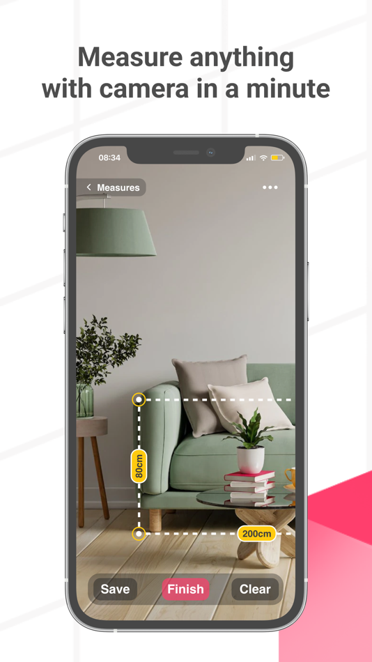 #1. AR Measure Smart Ruler & Level (iOS) Podle: Lukashevych Oleksandr