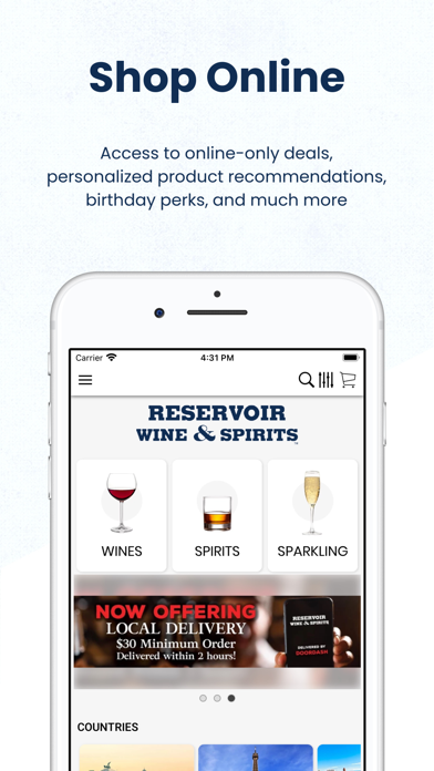 Reservoir Wines Screenshot