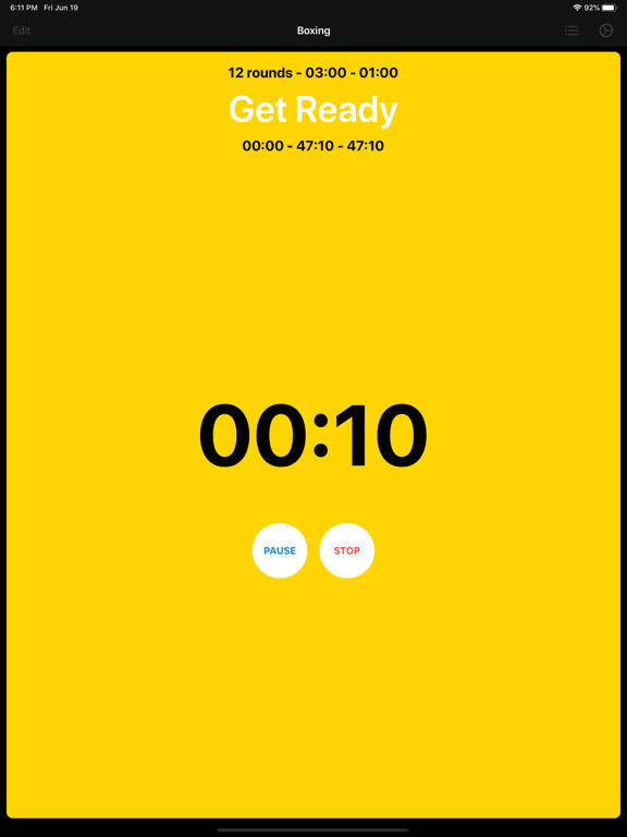 Screenshot #6 pour Gymborg Boxing Timer