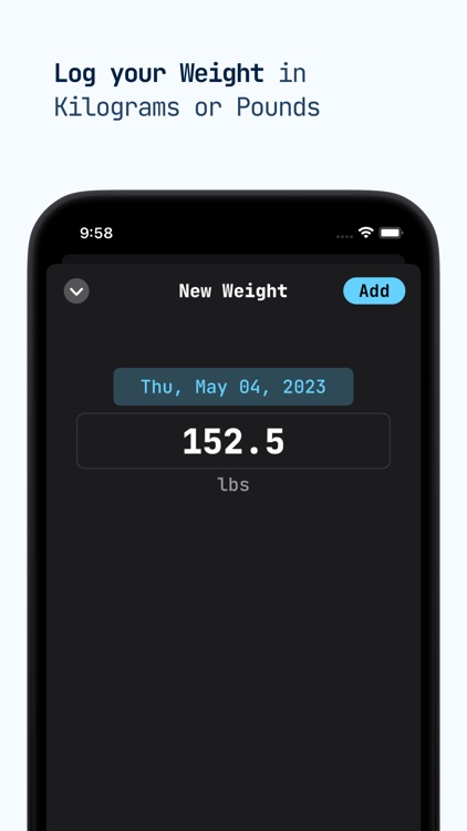 TapTrack: Weight Tracker
