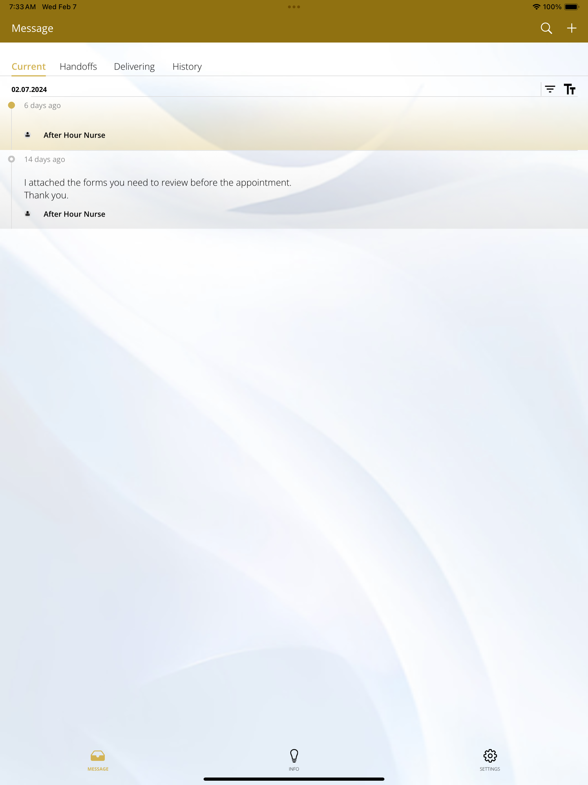 eVpatient screenshot 6