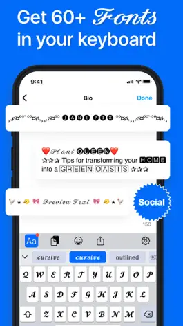 Game screenshot Keyboard Fonts Pro for iPhones apk