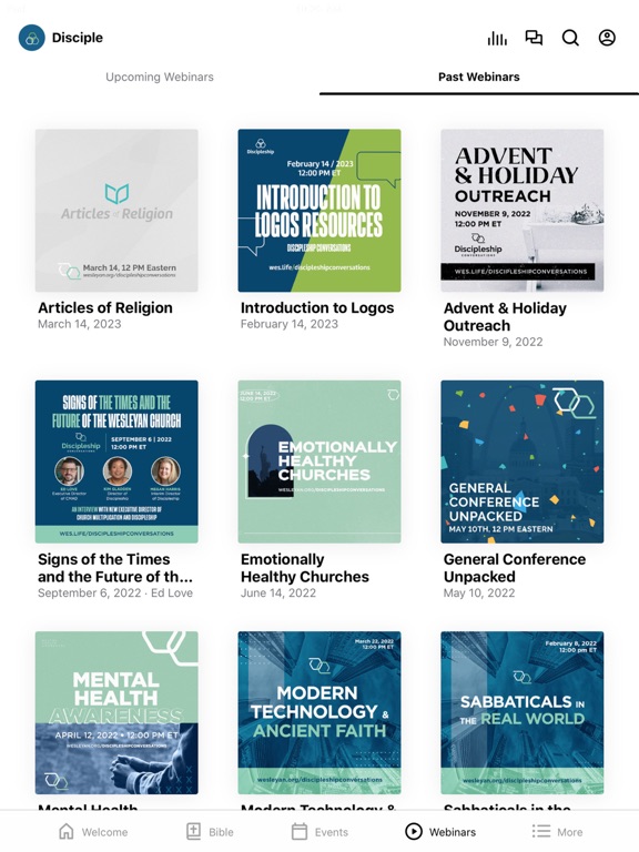 Screenshot #5 pour Wesleyan Discipleship