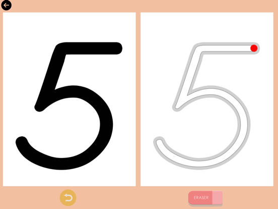 Montessori Number Tracing iPad screenshot