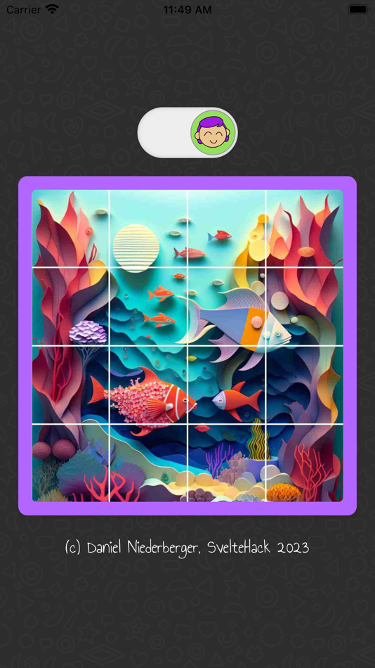 #3. Svelte Puzzle (iOS) 由: Daniel Niederberger