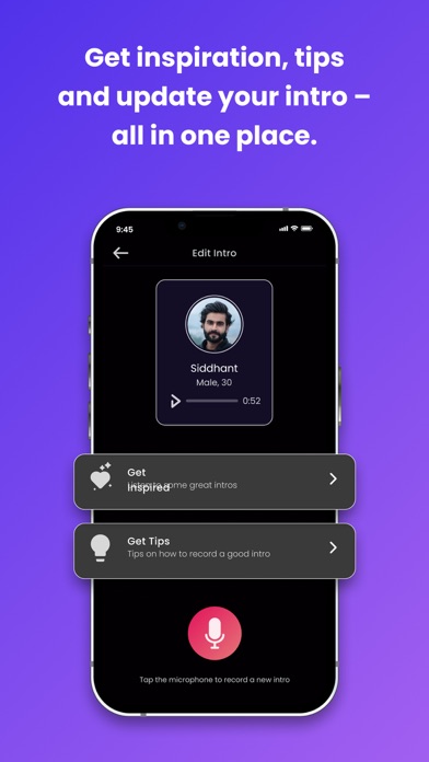 Mellow: Voice Dating App Screenshot