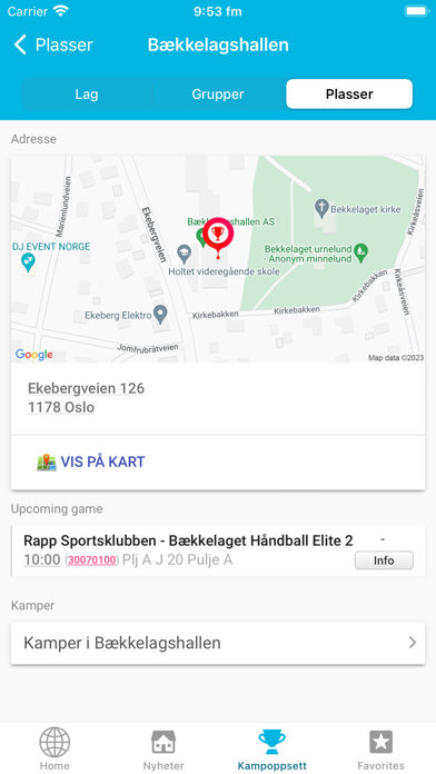 Norway Cup Handball Screenshot