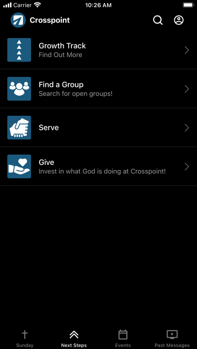 CrosspointChurch.tv Screenshot
