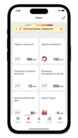 EnergyInfoSwiss screenshot 3