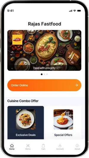 Rajas Fastfood screenshot 1