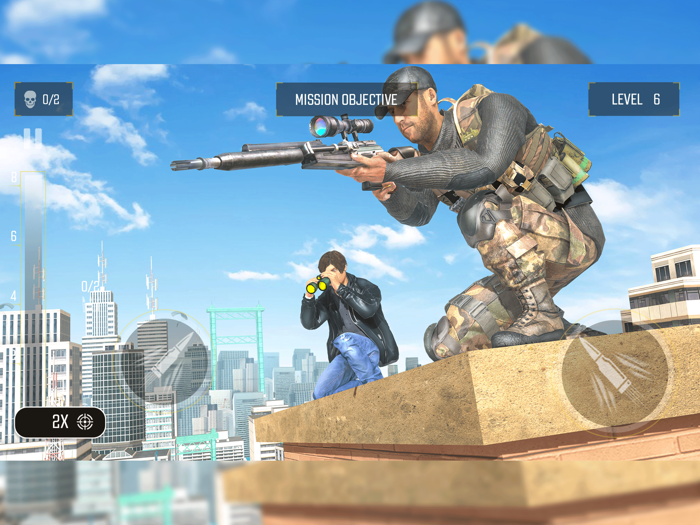 3D War Sniper Shooter Games