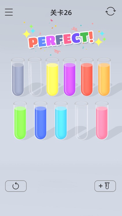漂流瓶排序 - 水滴排排序 颜色分类整理游戏 screenshot-4