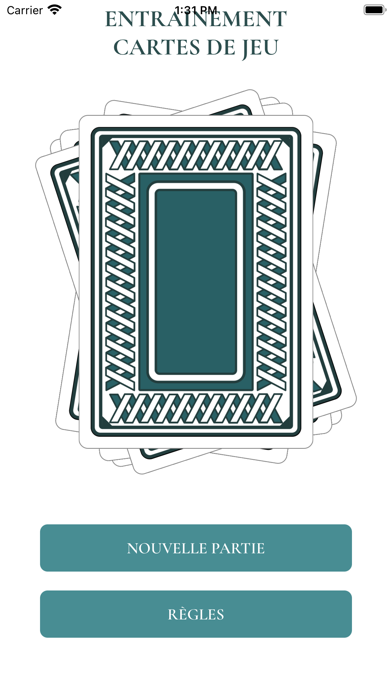 Entrainement - Cartes de Jeu Screenshot