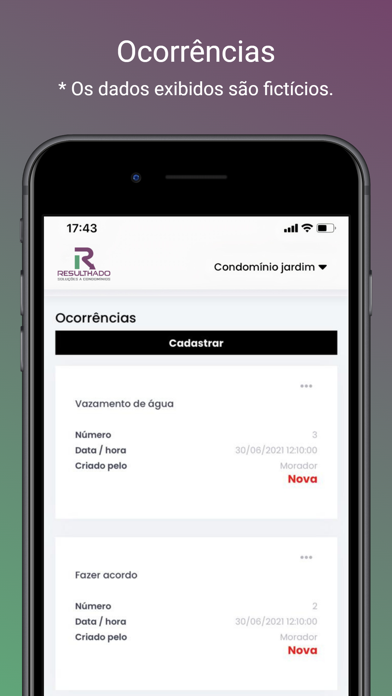 Resulthado Condomínios Screenshot
