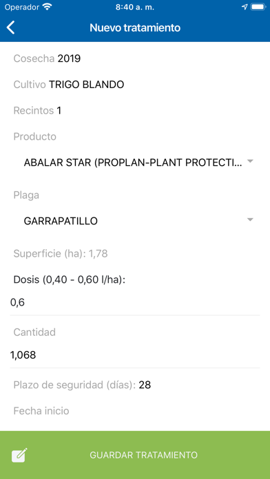 Cuaderno Campo SCA S Sebastián Screenshot