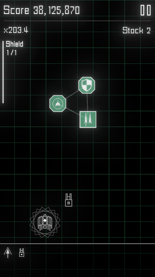 #2. LinearShooter Remixed (iOS) 由: Masamichi Nakada