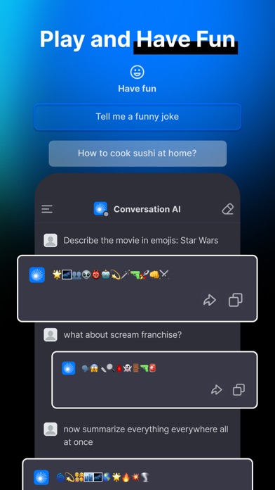 Conversation AI - Chat with me Screenshot