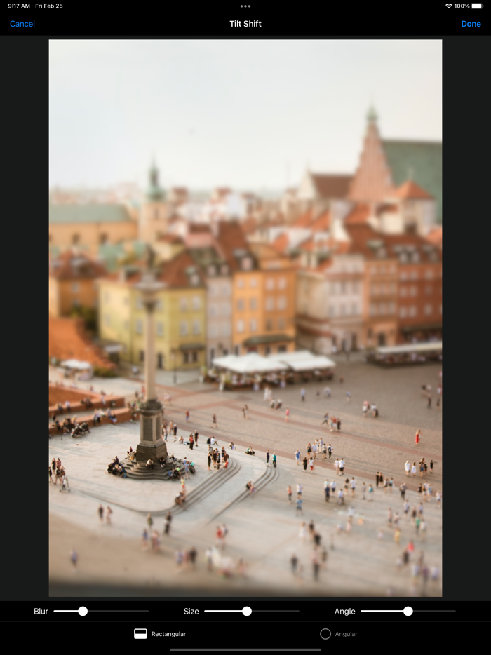 Tilt Shift - Miniature Effect