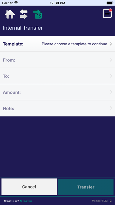 Bank of Clarke Business Screenshot