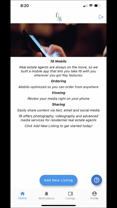 f8 Mobile Screenshot