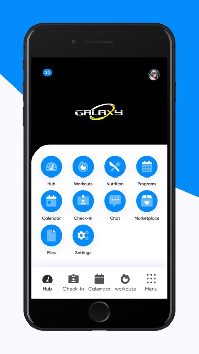 Galaxy Fitness Screenshot