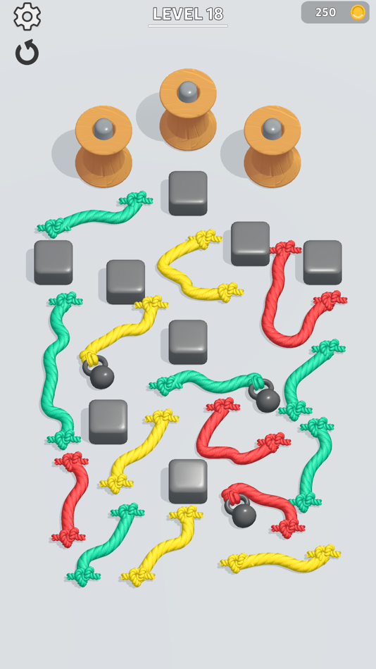 #1. Merge Rope (iOS) 由: Babil Studios