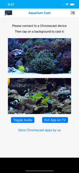 Game screenshot Aquarium on TV for Chromecast apk