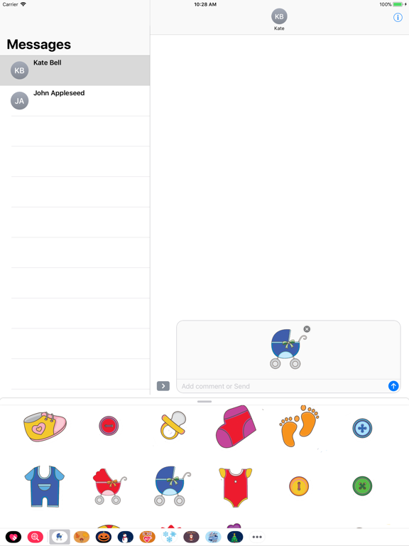 Screenshot #5 pour Baby Items - Stickers & emoji