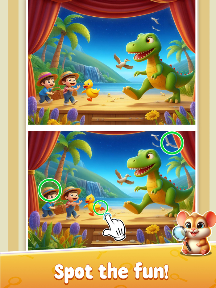 Find The Difference Cartoon