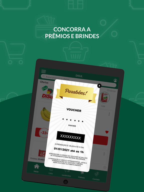 Clube Disul Supermercado iPad screenshot