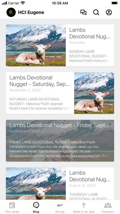 Harvest Church International Screenshot
