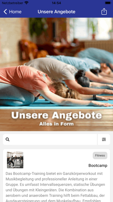 GetShape e. V. Screenshot