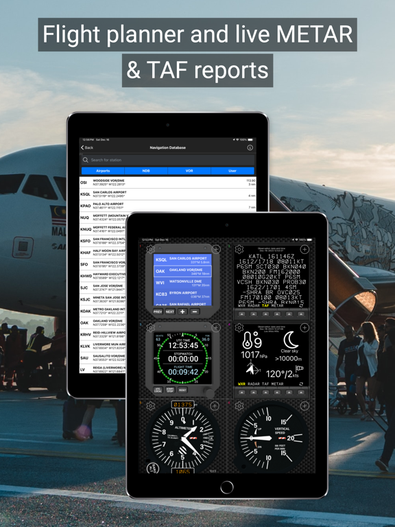 fDeck: flight instruments iPad screenshot 4 - Navigation app