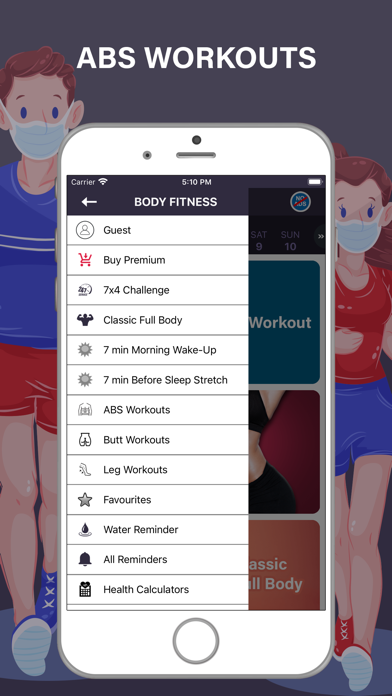 Abs Workout Fit Body Exercises Screenshot