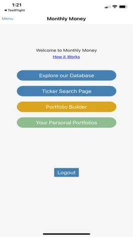 Game screenshot Monthly Money apk