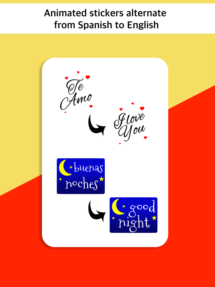 Spanish-English Stickers