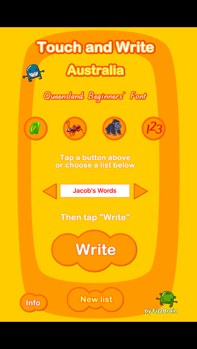 Touch and Write: Queensland Screenshot