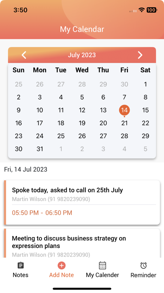 #5. ReachMe Visiting Card Scanner (iOS) 由: Intelgain Technologies Pvt. Ltd.