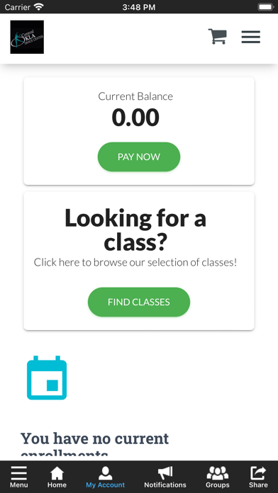 Central Oklahoma Dance Center Screenshot
