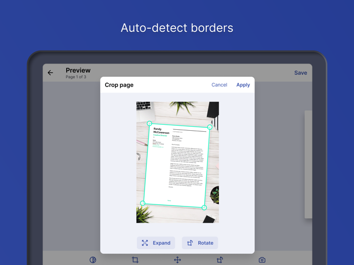 Easy Scanner Camera to PDF