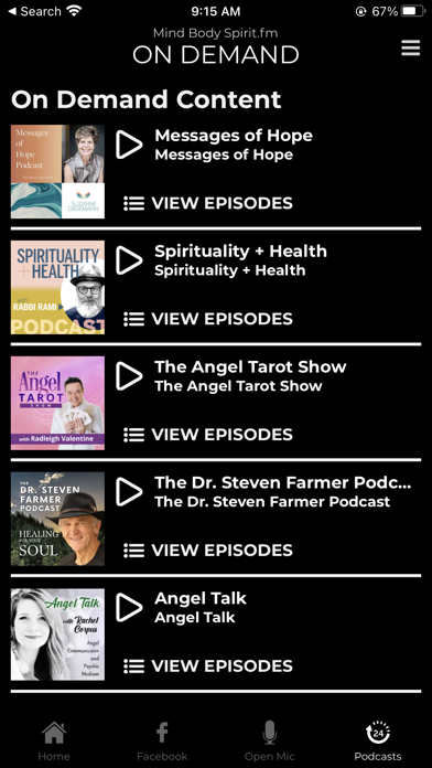 Mind Body Spirit.fm Screenshot