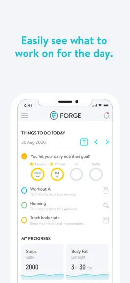 Game screenshot Forge Fitness and Nutrition apk