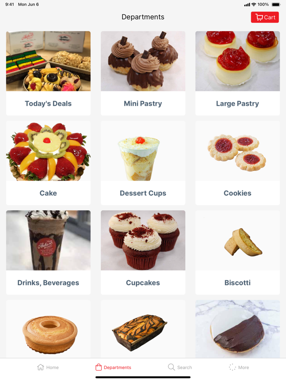 Artuso Pastry Shop iPad screenshot 4 - Food & Drink app