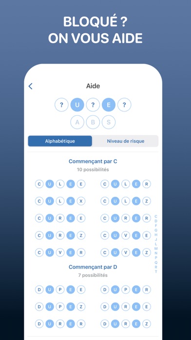 5Lettres 2022 - Mots croisés Screenshot